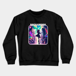 Cyberpunk Girl Dancer 002 Crewneck Sweatshirt